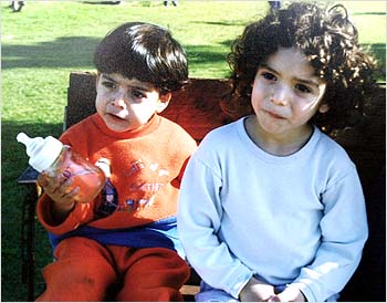 Noam Ohayon, 4, and Matan Ohayon, 5