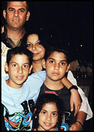 The Anter family: Rahamim, Ora, Noy, Dvir, and Adva (family photo)
